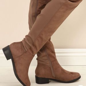 Brand new never worn over knee boots